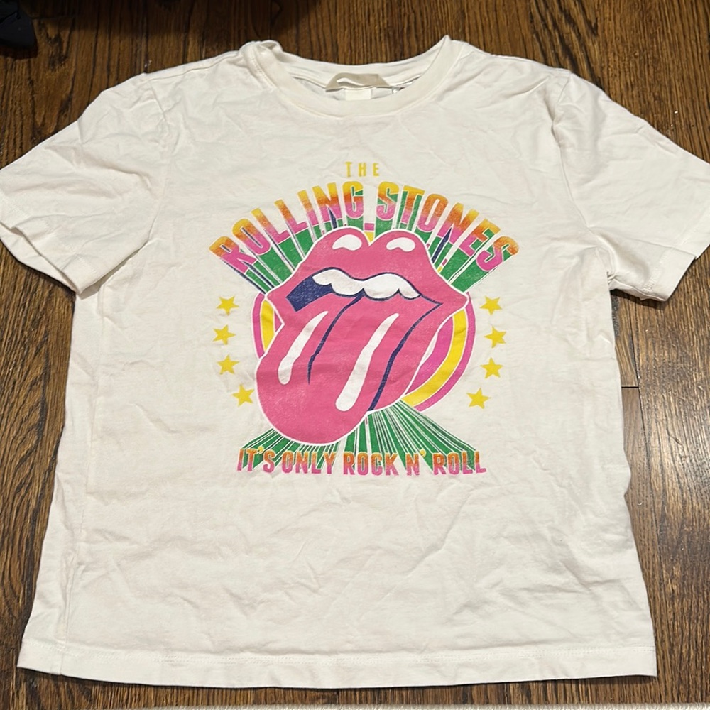 Rolling Stones Preppy Graphic baby Tee